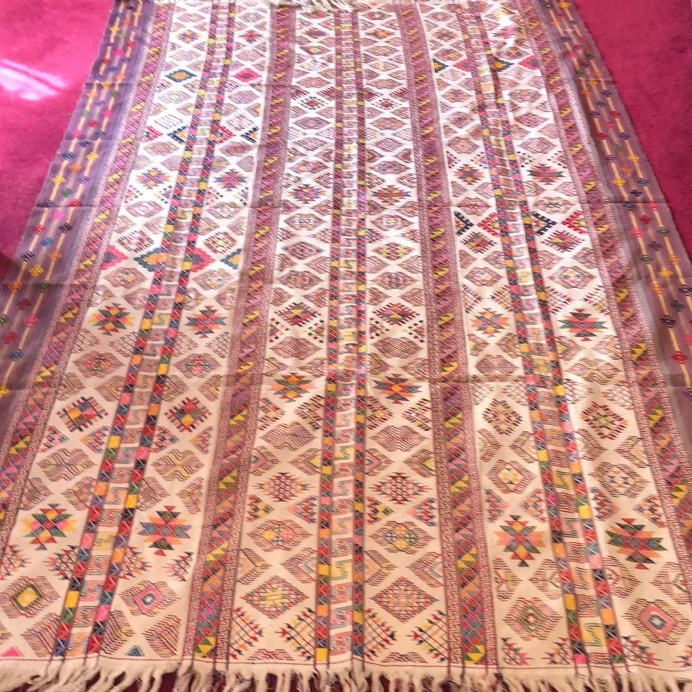 Handwoven Vintage Bhutanese Silk Textile - Kira